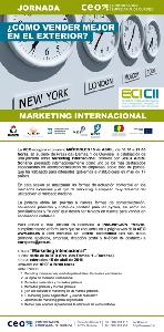 Jornada ECICII sobre "Marketing Internacional" (Ourense, 15/04/2015)