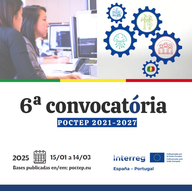 15/01/2025: Abertura 6ª convocatória até 14 de março