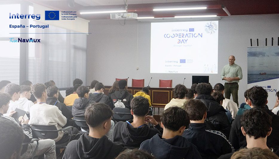 📺Interreg Cooperation Day: más de 100 estudiantes españoles y portugueses conocen los pilotos 'Gemelo Digital' de Twin NavAux