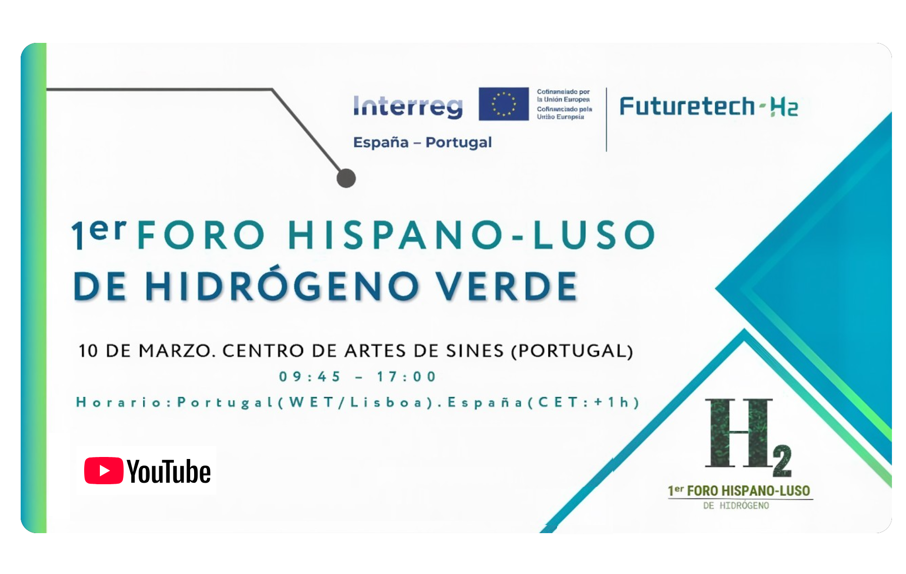 Live: I Hispano-Luso Green Hydrogen Forum – Sines (Portugal), March 10, 2026