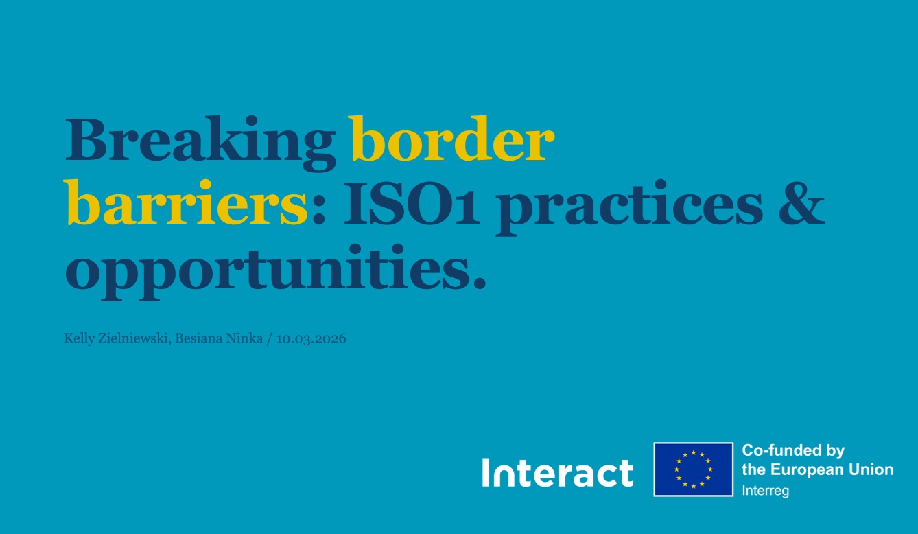 VÍDEO: webinar ‘Breaking border barriers: ISO1 practices & opportunities’