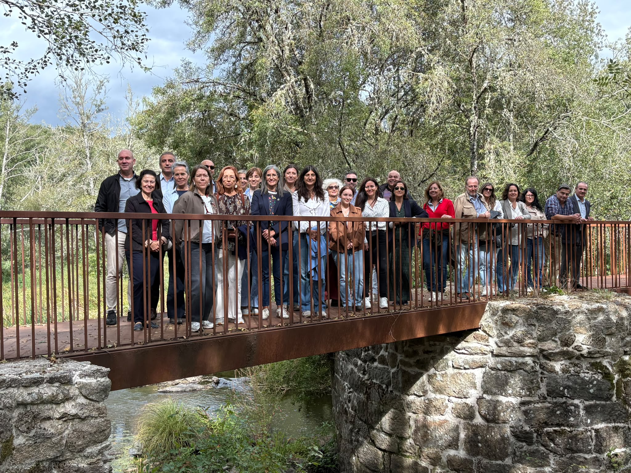 Visitas a proyectos POCTEP en Galicia y el norte de Portugal y reunión en Lobios